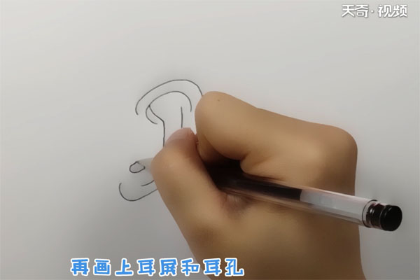 大耳朵简笔画