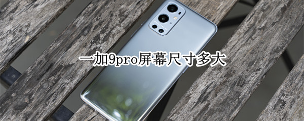 一加9pro屏幕尺寸多大（一加9pro的屏幕多大）