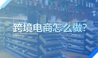 怎样做跨境电商（新手怎样做跨境电商）