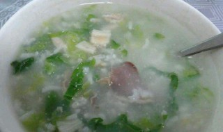 青菜瘦肉粥的做法 小米青菜瘦肉粥的做法