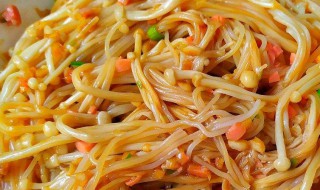 金针菇火腿肠的做法（培根金针菇卷家常做法）