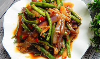 茄子炒豆角的做法 茄子炒豆角的做法视频教程