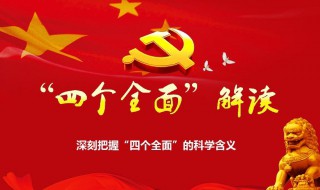 四个全面是什么 四个全面是什么意思