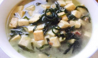 海带豆腐汤的做法 海带豆腐汤的家常做法的功效
