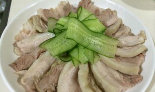 白肉的做法 蒜泥白肉的做法
