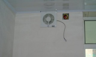 排风扇怎么安装（卫生间排风扇怎么安装）