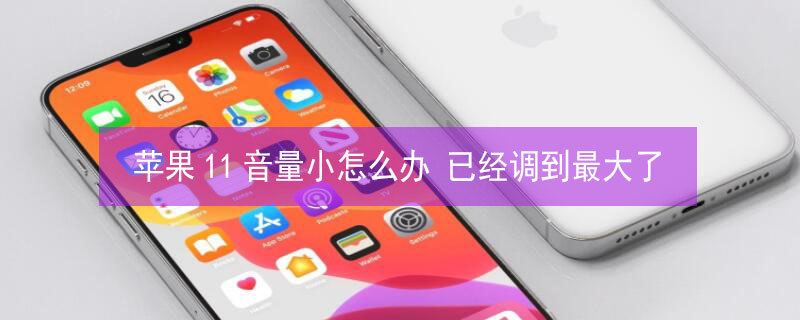 iPhone11音量小怎么办 iphone 11音量小怎么调