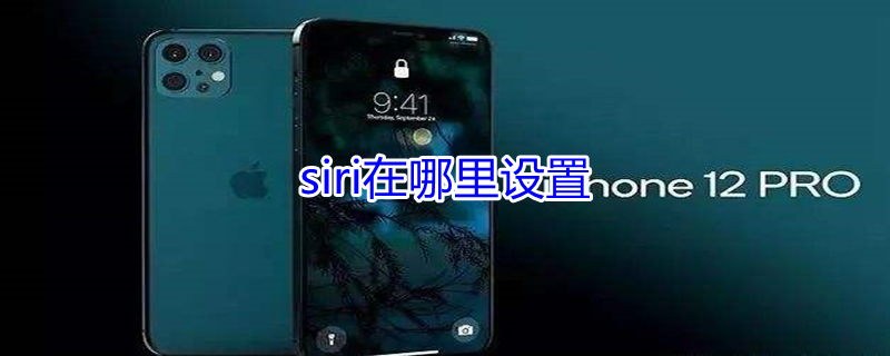 siri在哪里设置（苹果手机的嘿siri在哪里设置）