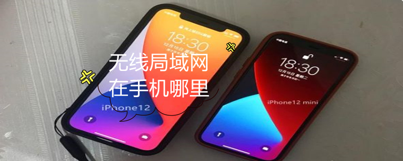 无线局域网在手机哪里 无线局域网在手机哪里苹果x