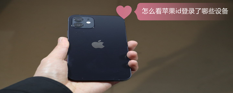 怎么看iPhoneid登录了哪些设备 如何查看iphoneid登陆了几个设备