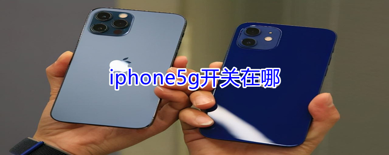 iPhone5g开关在哪 苹果手机上的5g开关