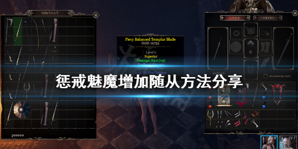 惩戒魅魔怎么增加随从(惩戒魅魔增加随从mod)