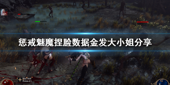 惩戒魅魔捏脸数据金发大小姐分享
