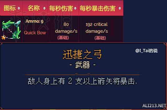 死亡细胞武器大全 死亡细胞全武器技能评分及观点分享 近战武器：刺客匕首