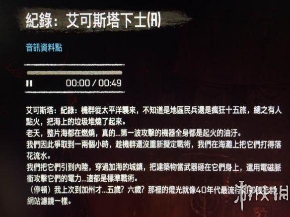 地平线黎明时分全资料点内容收集汇总 资料点内容一览 记录：康那切森（1）