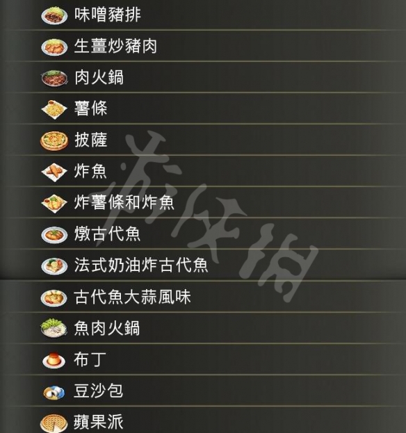 血污夜之仪式料理任务资料大全 全料理属性+食材配方详解 料理汇总表