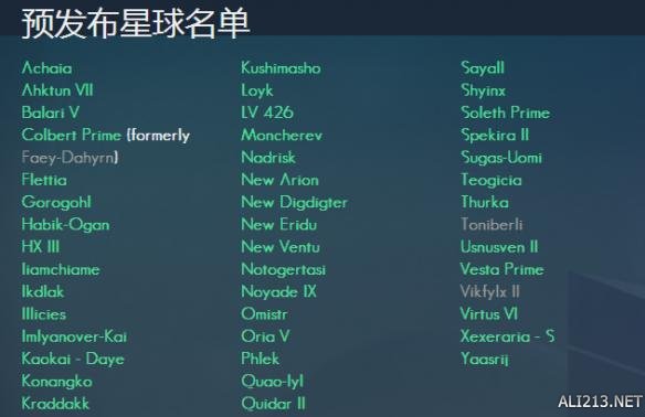 《无人深空》已知星球 无人深空的星球