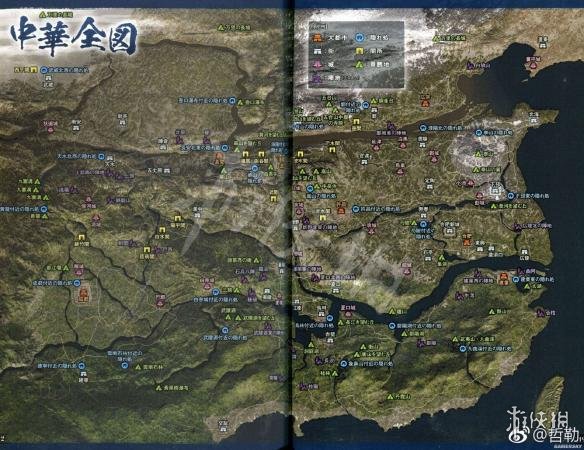 真三国无双8全地图一览（真三国无双8地图全开攻略）
