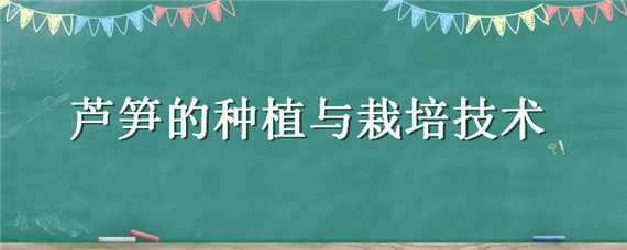 芦笋的种植与栽培技术 芦笋的种植与栽培技术图片