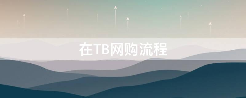 在TB网购流程（淘宝网购买商品流程）