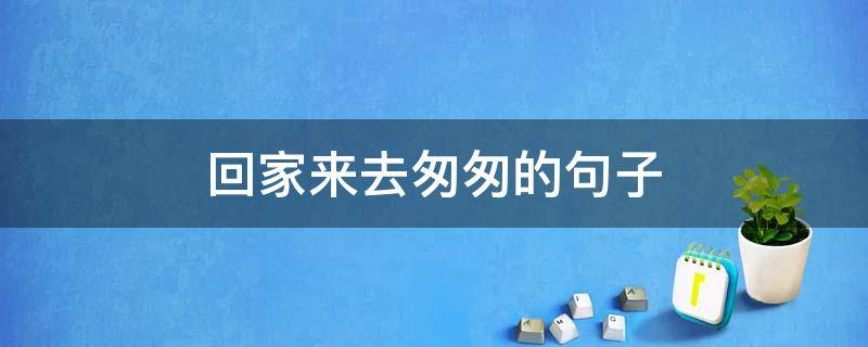 回家来去匆匆的句子 回家来去匆匆的句子说说