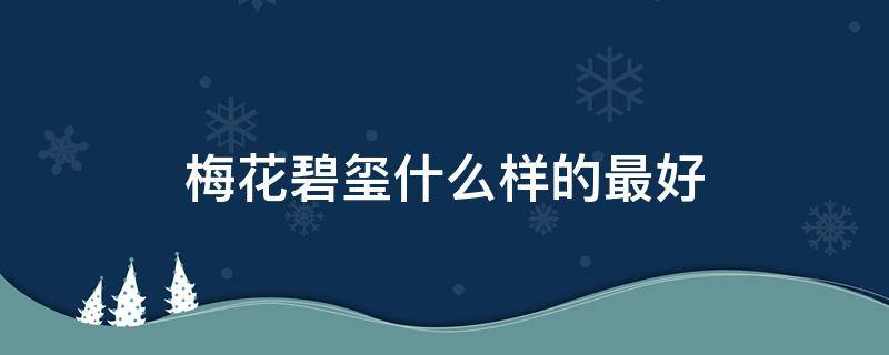 梅花碧玺什么样的最好 梅花碧玺的功效与作用佩戴禁忌