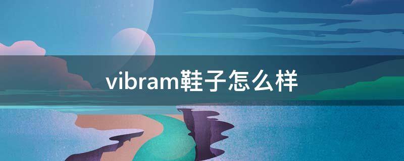 vibram鞋子怎么样（vibram是什么牌子的鞋图片）