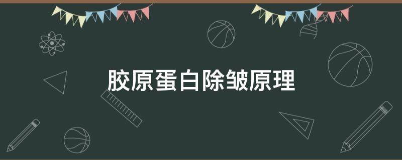 胶原蛋白除皱原理 胶原蛋白除皱原理图解