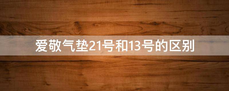 爱敬气垫21号和13号的区别（爱敬气垫21号好还是23号好）