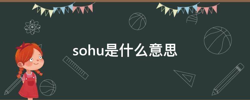 sohu是什么意思 sohu是什么软件