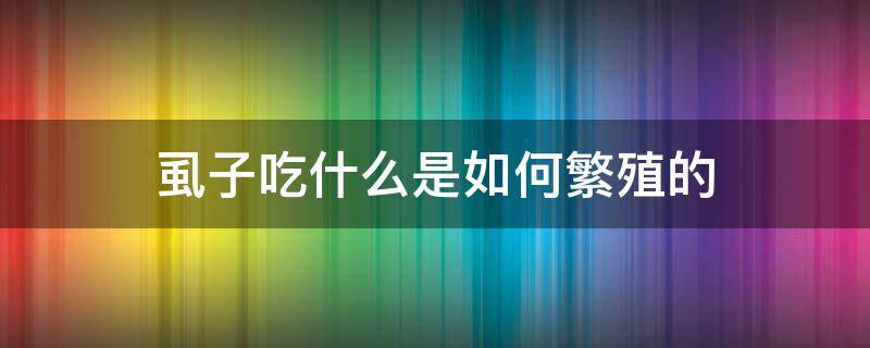 虱子吃什么是如何繁殖的 虱子吃什么是如何繁殖的图片