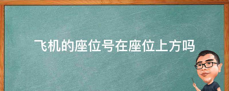 飞机的座位号在座位上方吗（飞机上的座位号在飞机的什么地方）