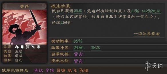 三国志战略版暗潮涌动战法适合哪个武将