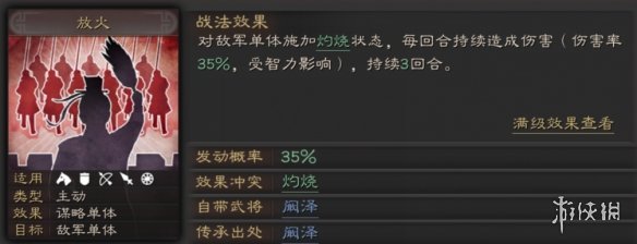 三国志战略版风助火势战法攻略